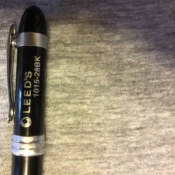 Leeds Black w/Chrome Decoration Vintage Pen - Picture 10 of 11